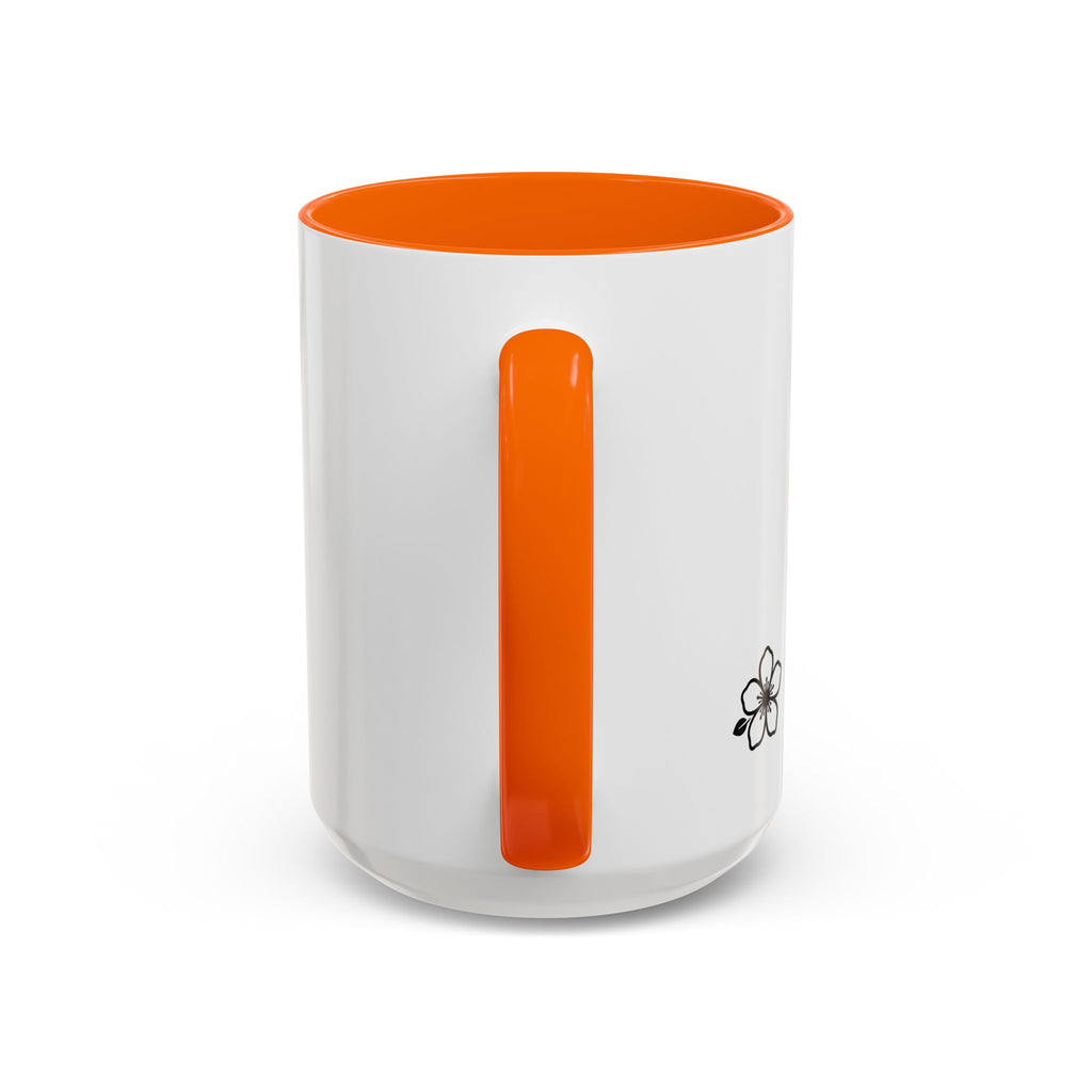 Hiraya Wear “Fruit of Dreams” Accent Coffee Mug — Black Handle & Rim