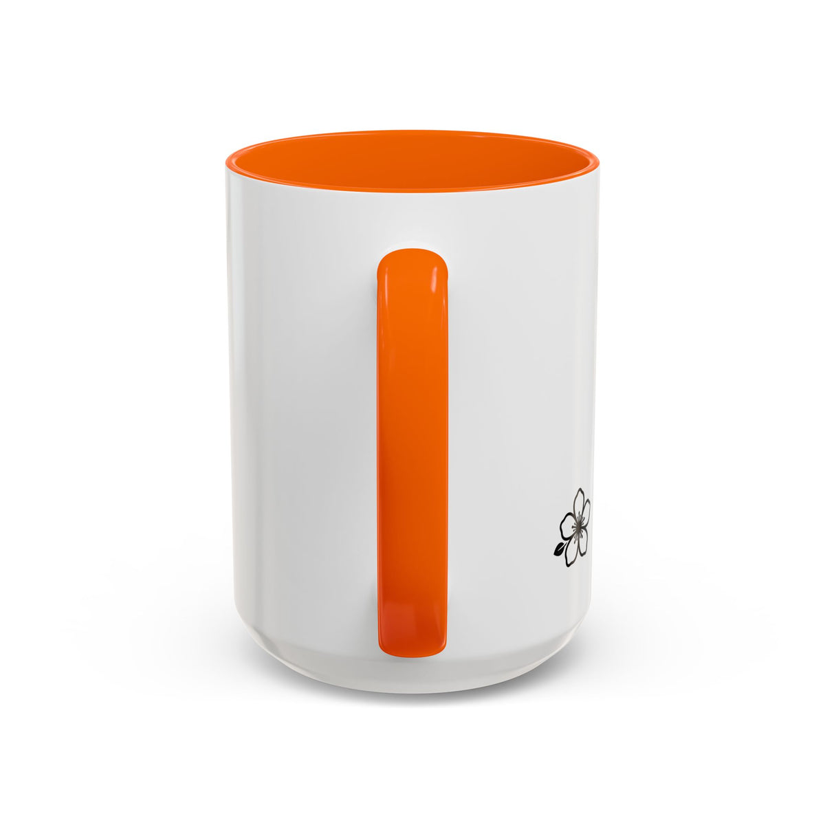 Hiraya Wear “Fruit of Dreams” Accent Coffee Mug — Black Handle & Rim