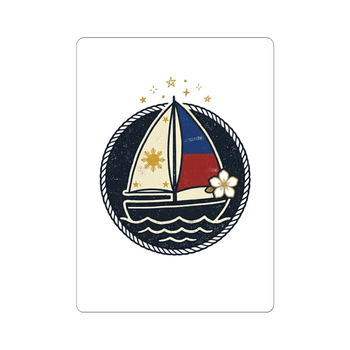 Nostalgic Philippines Sailboat Sticker