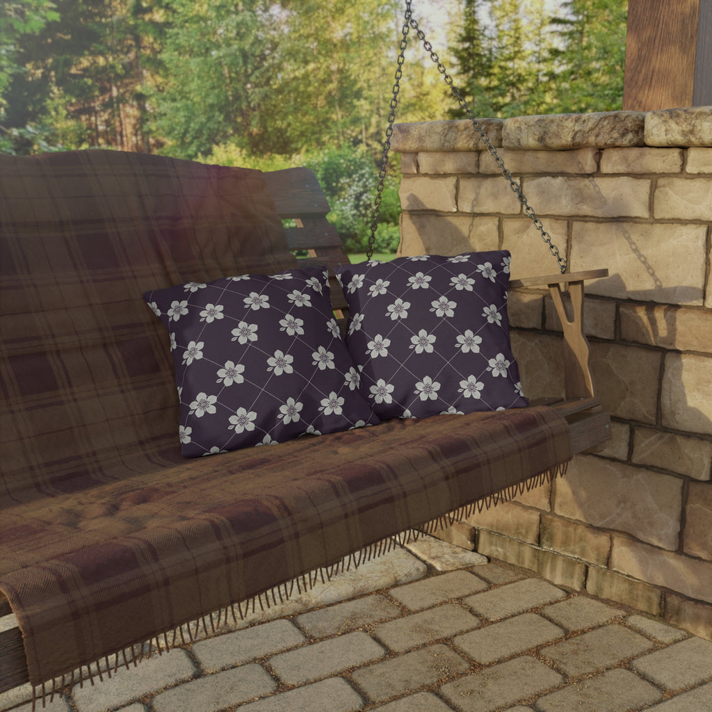 Deep Plum 🍇 Outdoor Pillow