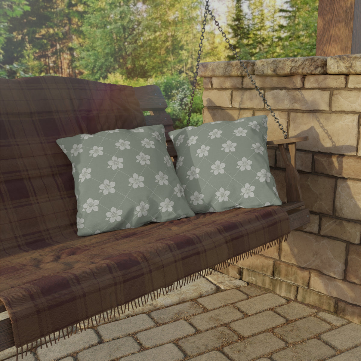 Sage Green 🌿 Outdoor Pillow