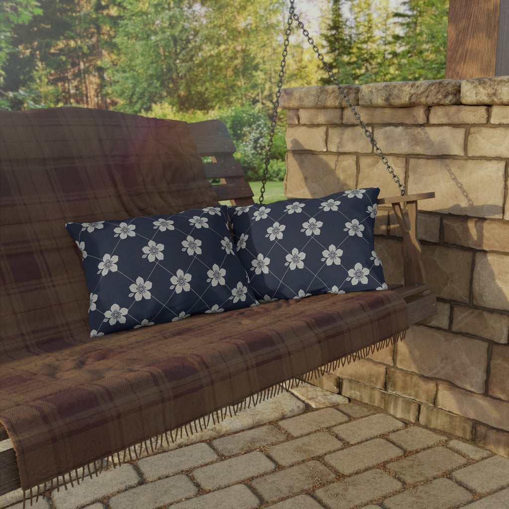 Navy Blue 🌊 Outdoor Pillow