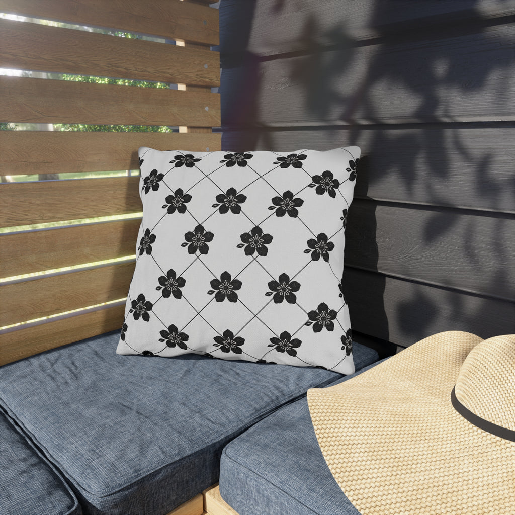 Black & White (Light) 🤍 Outdoor Pillow
