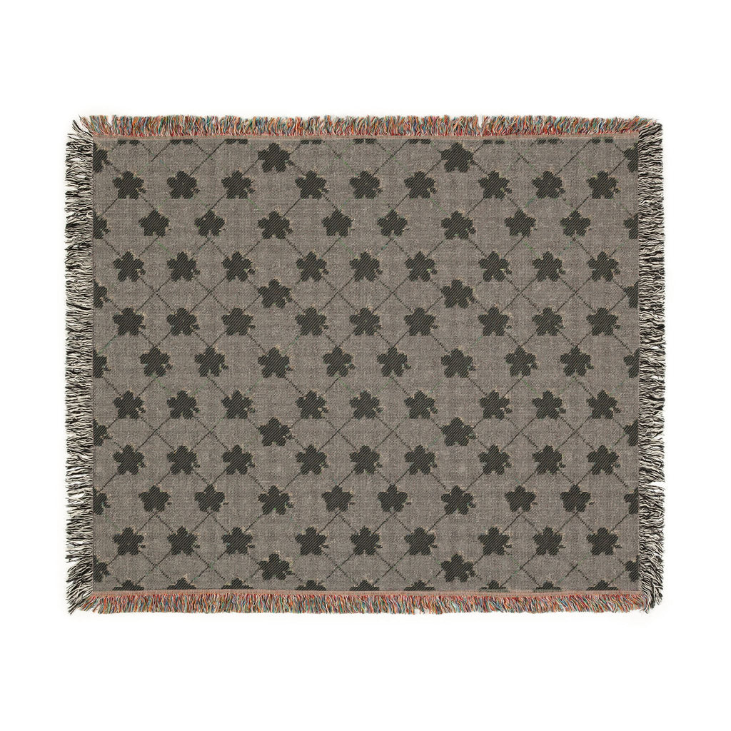Floral Woven Blanket — Soft Lavender 💜 Throw