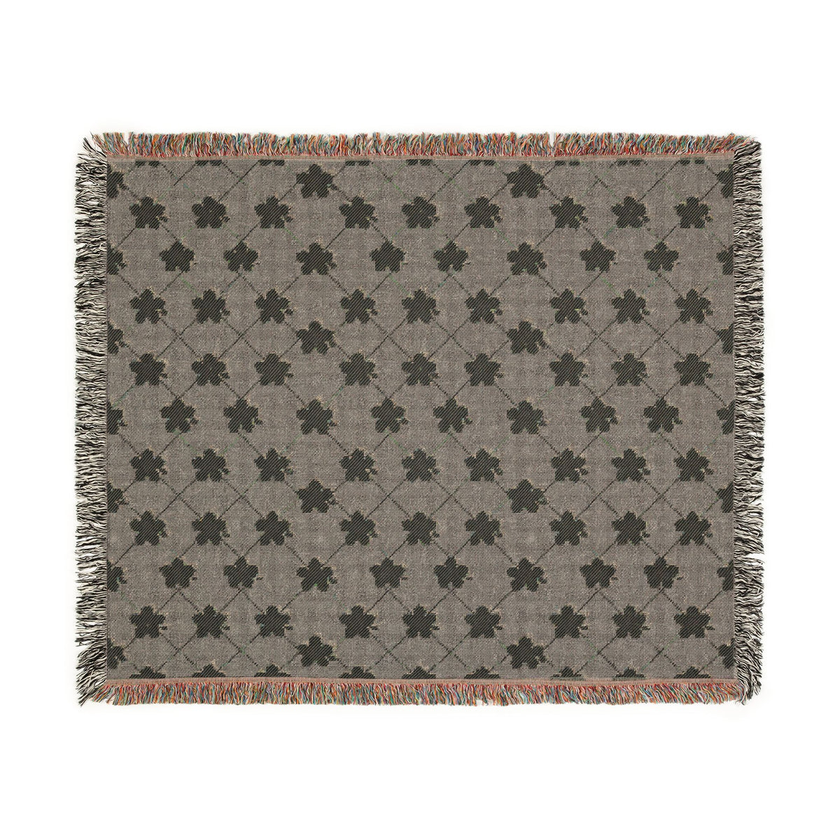 Floral Woven Blanket — Soft Lavender 💜 Throw
