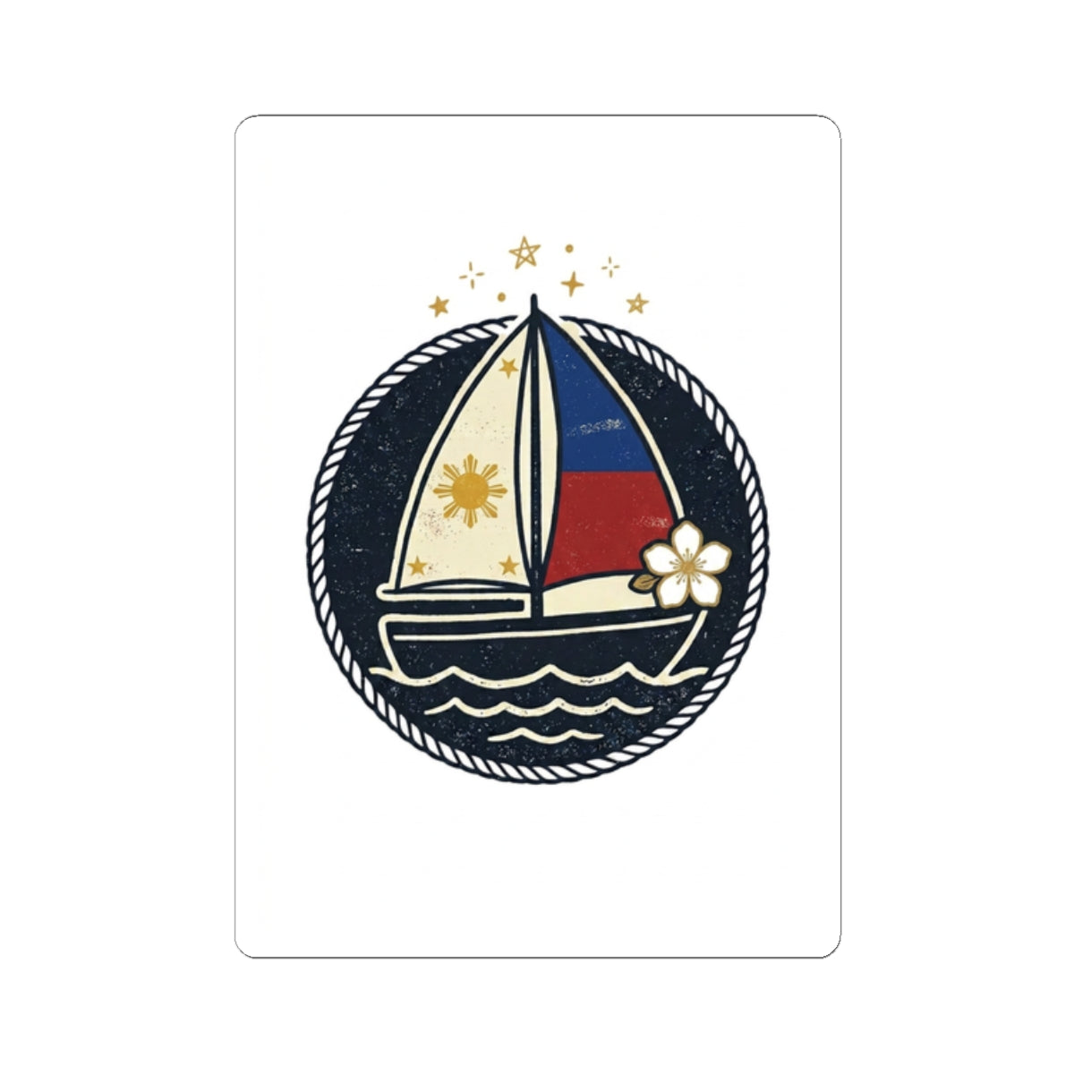 Nostalgic Philippines Sailboat Sticker
