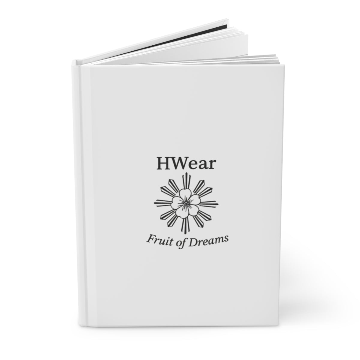 Hardcover Journal — Floral Emblem Logo "Hiraya Wear: Fruit of Dreams"
