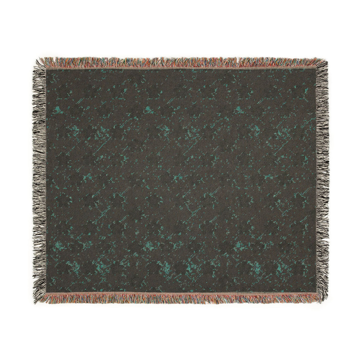 Floral Woven Blanket — Dusty Blush Pink 🌸 Throw