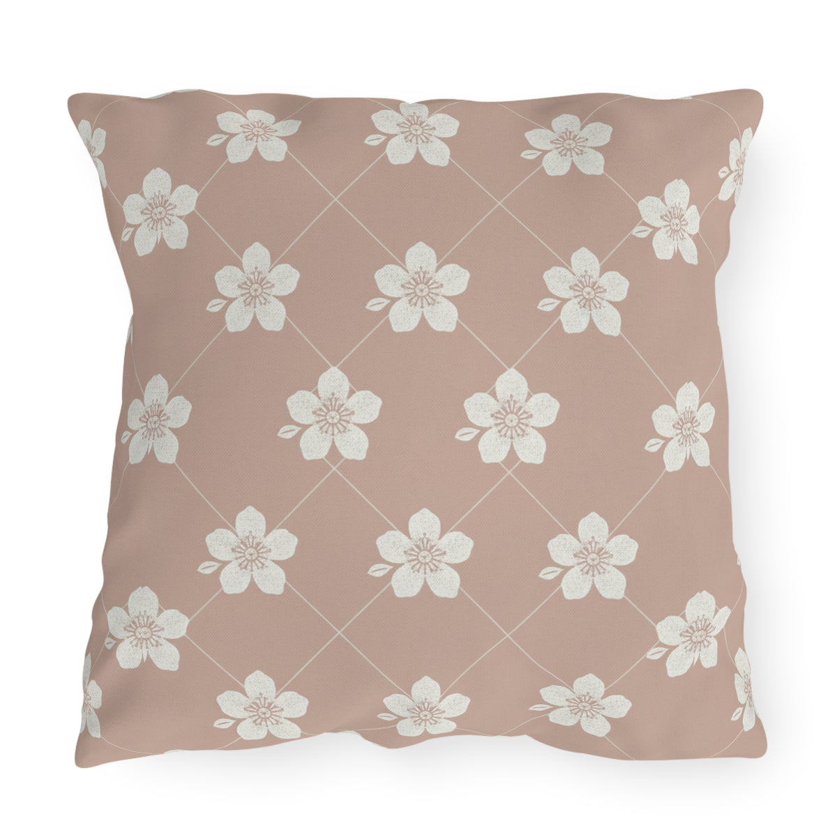 Dusty Blush Pink 🌸 Outdoor Pillow