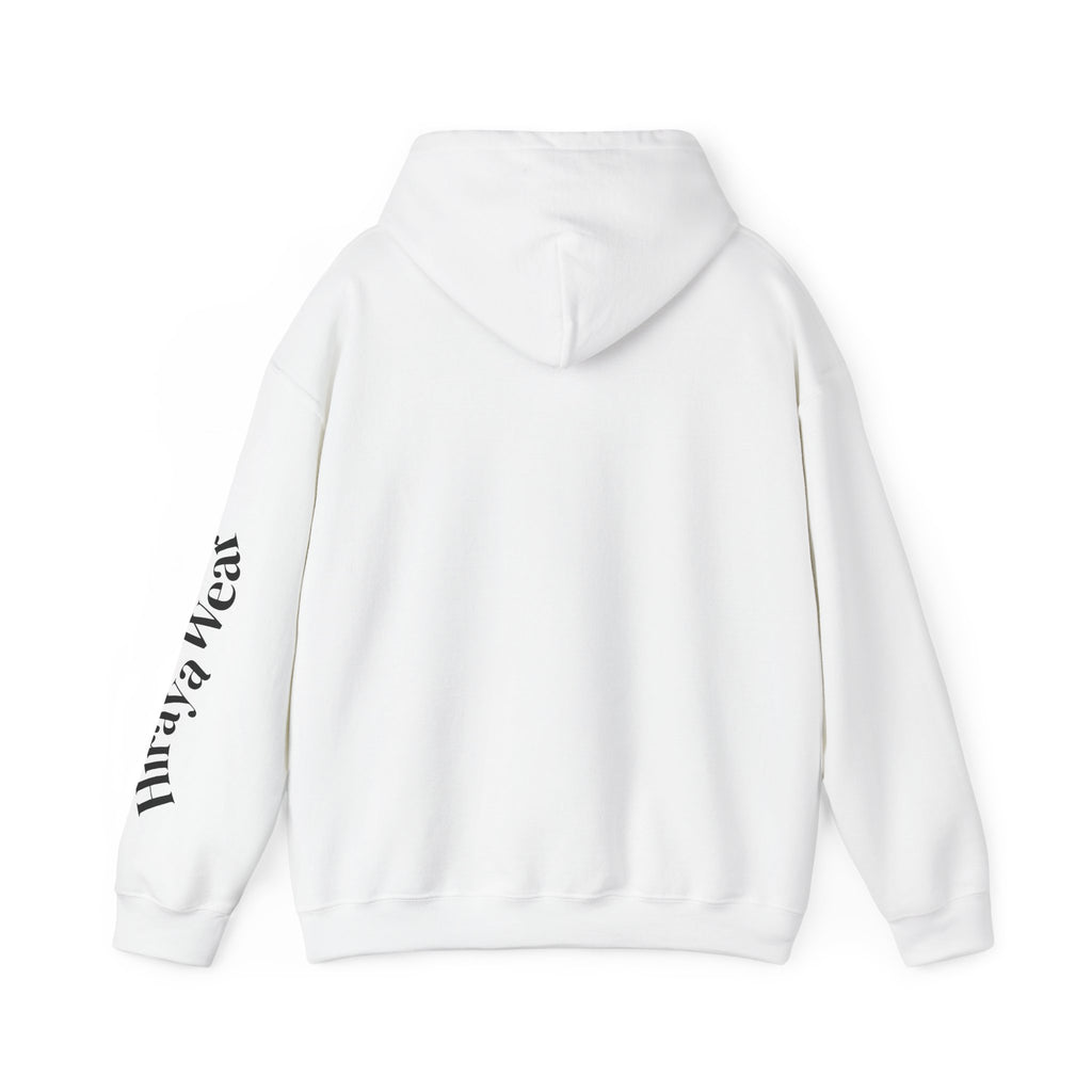 Hiraya Wear Floral Logo Hoodie — Minimalist Sampaguita Sweatshirt