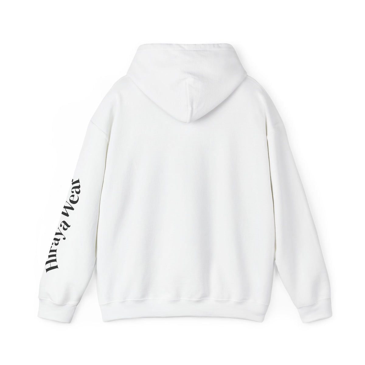 Hiraya Wear Floral Logo Hoodie — Minimalist Sampaguita Sweatshirt