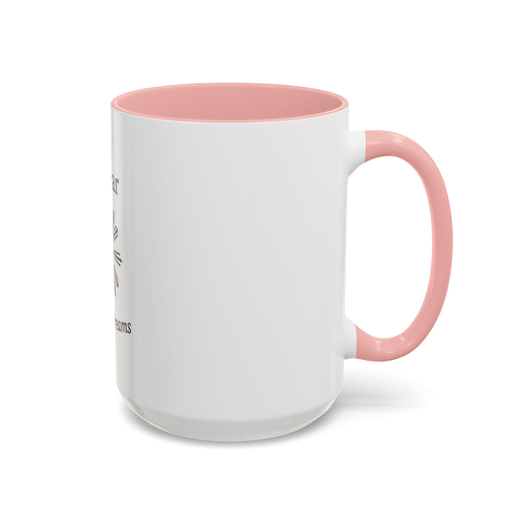 Hiraya Wear “Fruit of Dreams” Accent Coffee Mug — Black Handle & Rim