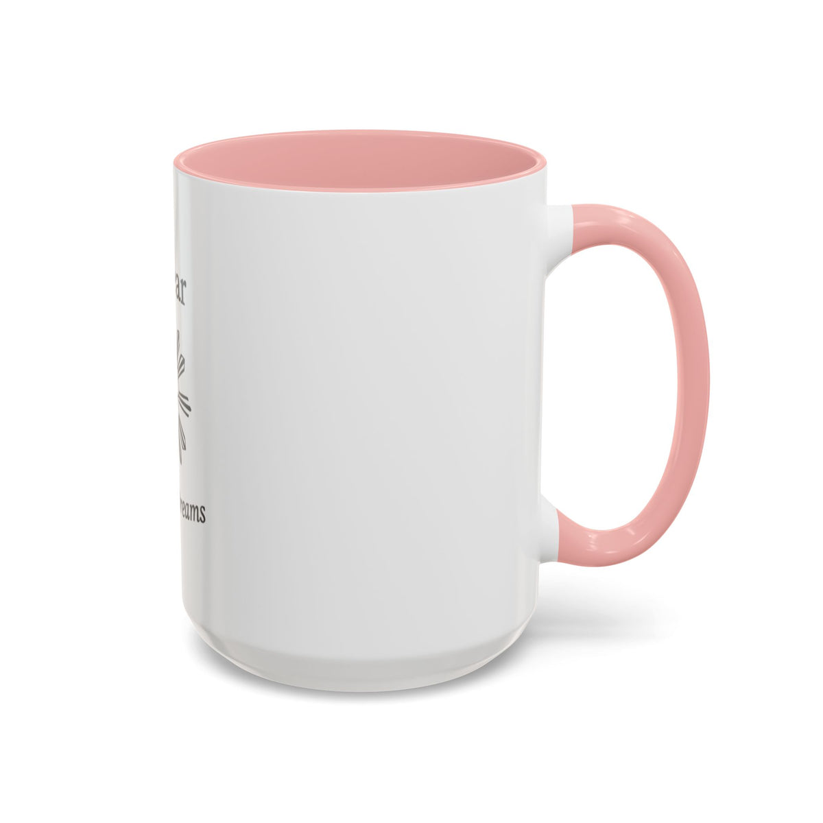 Hiraya Wear “Fruit of Dreams” Accent Coffee Mug — Black Handle & Rim