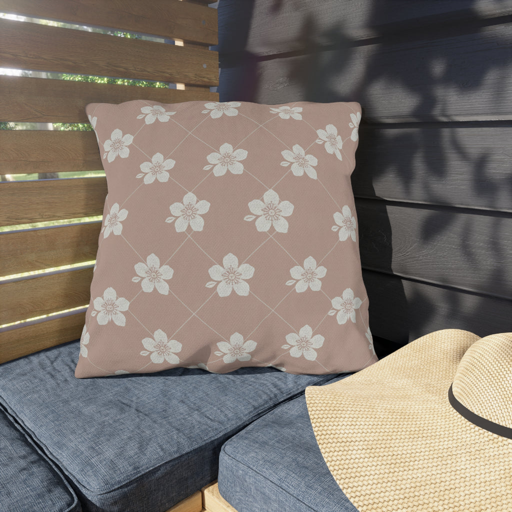 Dusty Blush Pink 🌸 Outdoor Pillow