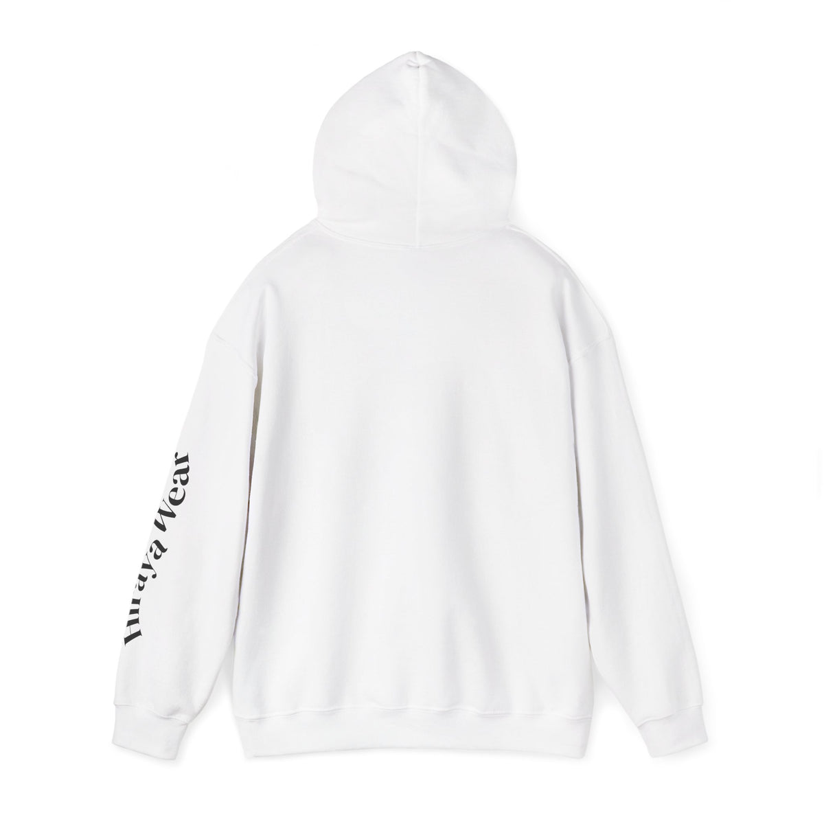 Hiraya Wear Floral Logo Hoodie — Minimalist Sampaguita Sweatshirt