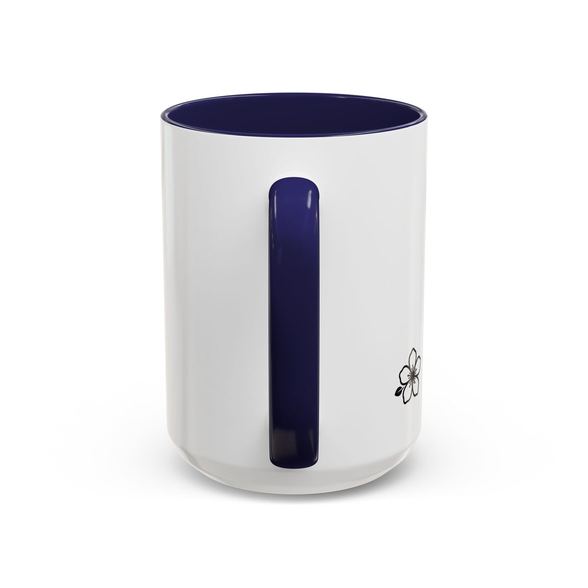 Hiraya Wear “Fruit of Dreams” Accent Coffee Mug — Black Handle & Rim