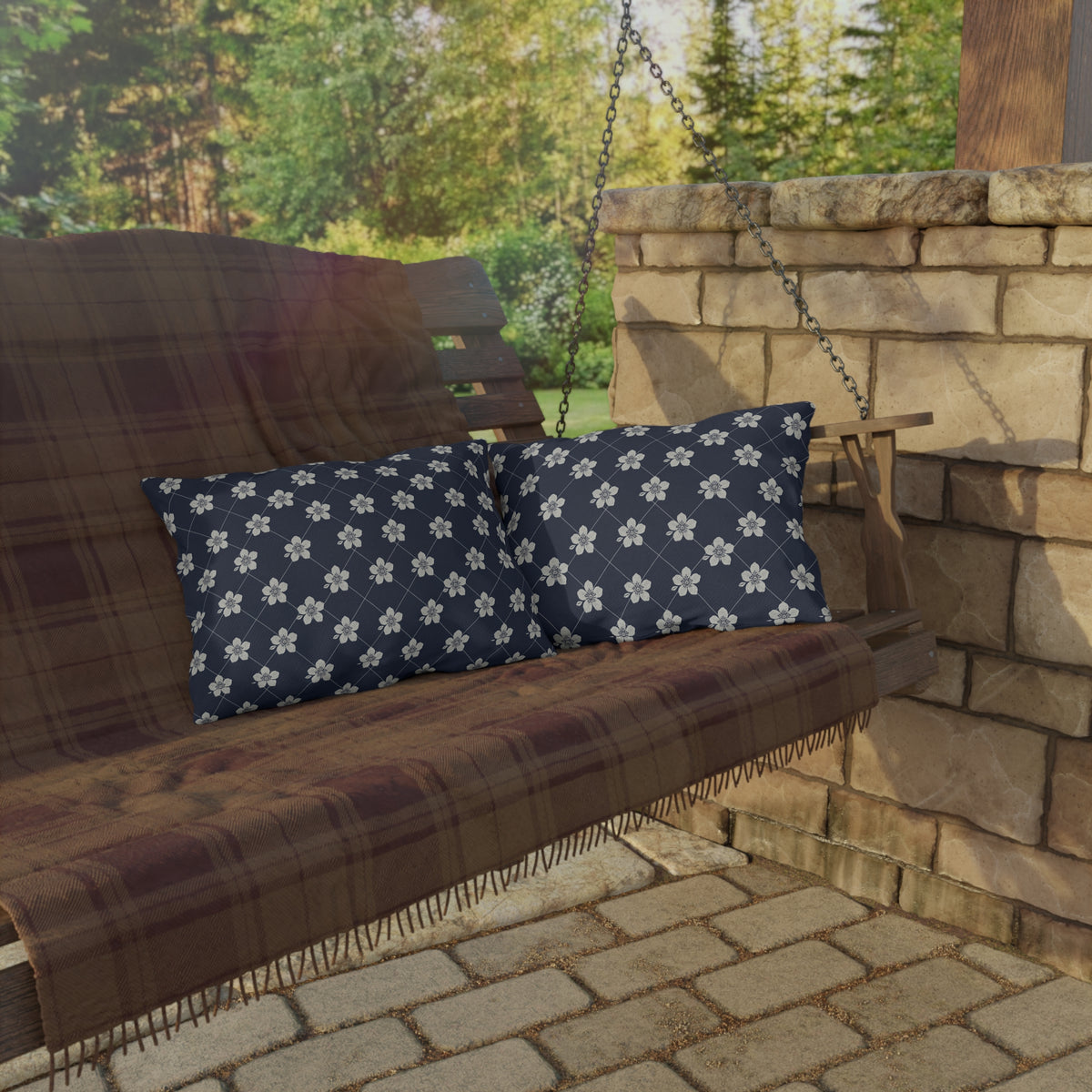 Navy Blue 🌊 Throw Pillow