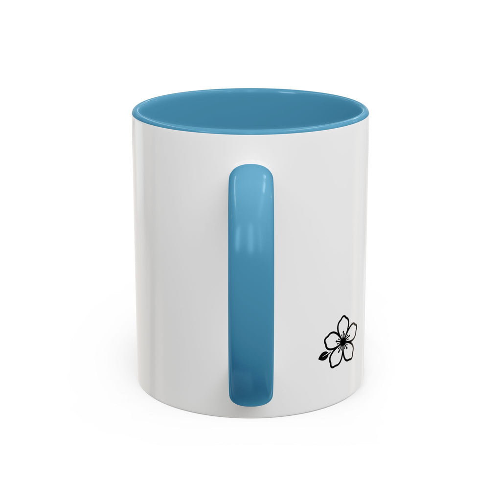 Hiraya Wear “Fruit of Dreams” Accent Coffee Mug — Black Handle & Rim