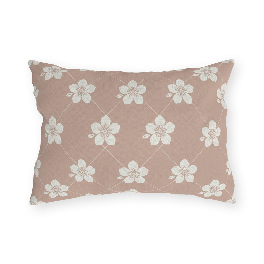 Dusty Blush Pink 🌸 Outdoor Pillow
