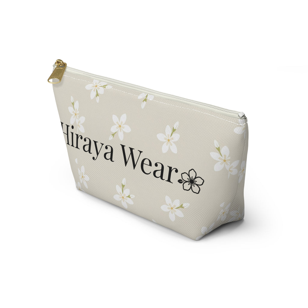 Floral Portrait Accessory Pouch — Hiraya Wear Cosmetic Bag