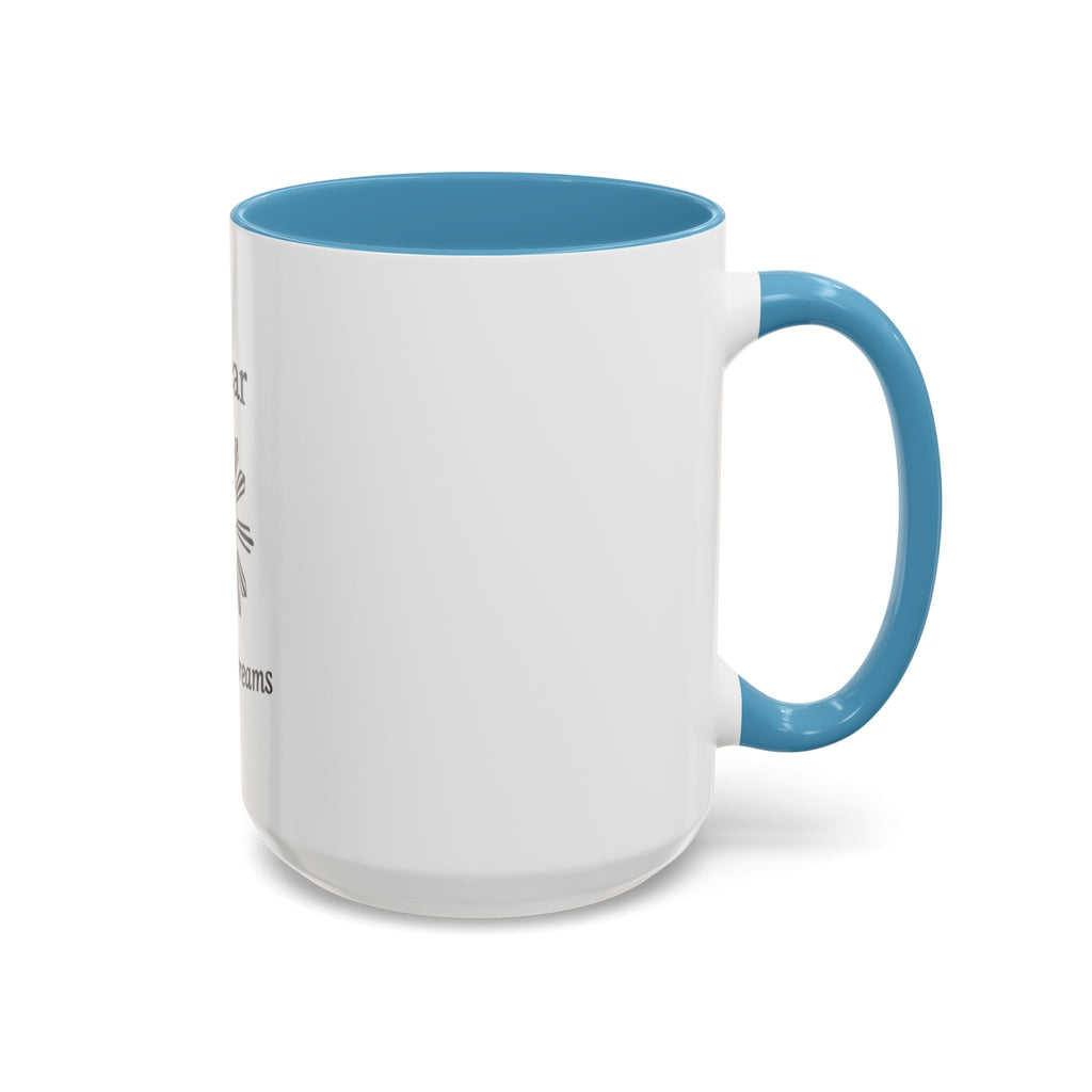 Hiraya Wear “Fruit of Dreams” Accent Coffee Mug — Black Handle & Rim