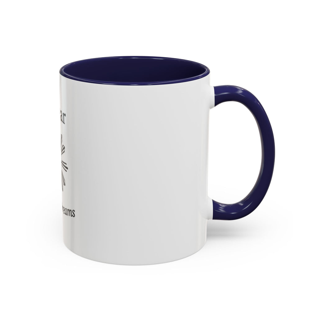 Hiraya Wear “Fruit of Dreams” Accent Coffee Mug — Black Handle & Rim