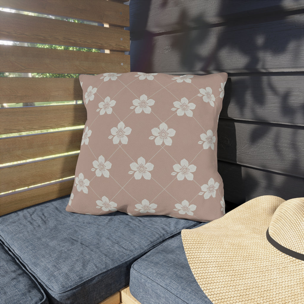 Dusty Blush Pink 🌸 Outdoor Pillow