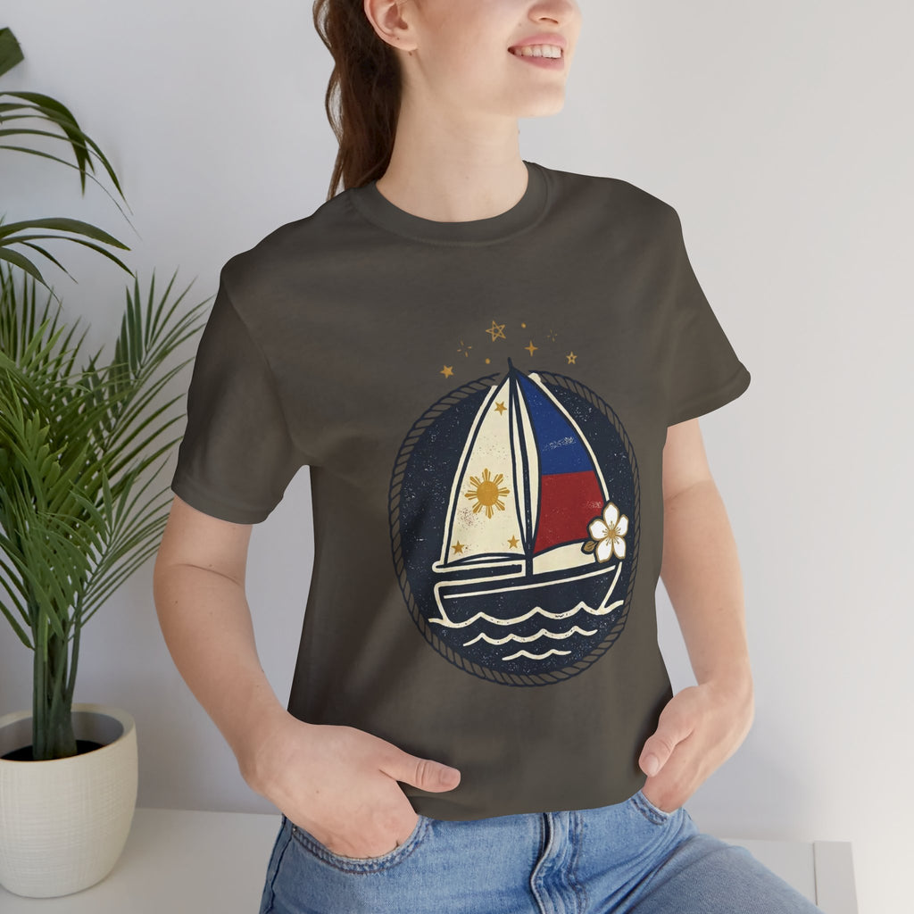 Vintage Sailboat Tee | Nostalgic Philippines