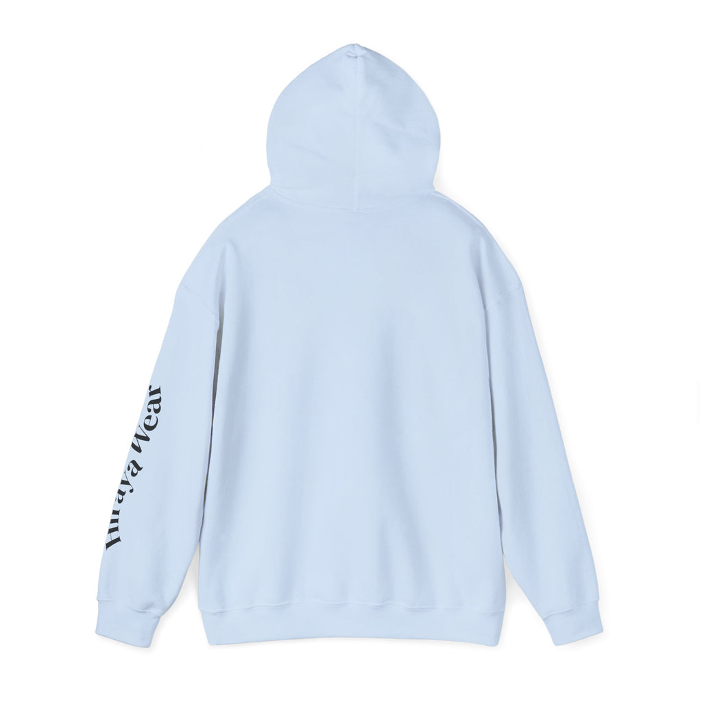 Hiraya Wear Floral Logo Hoodie — Minimalist Sampaguita Sweatshirt