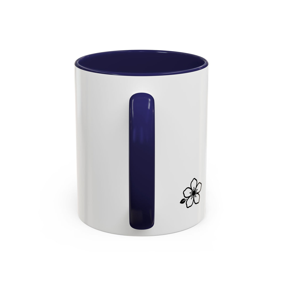 Hiraya Wear “Fruit of Dreams” Accent Coffee Mug — Black Handle & Rim