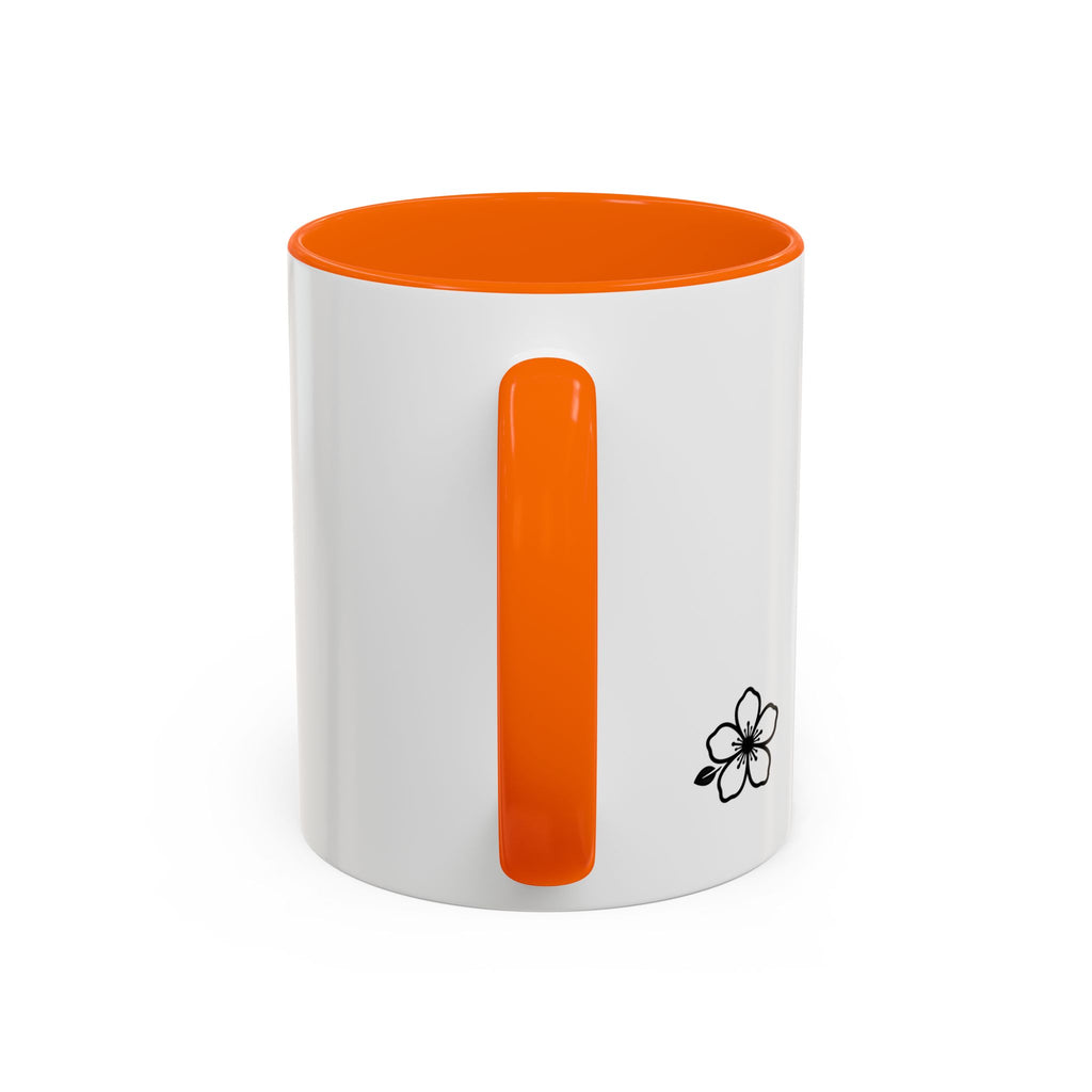 Hiraya Wear “Fruit of Dreams” Accent Coffee Mug — Black Handle & Rim
