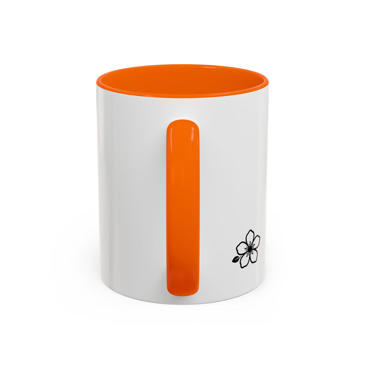 Hiraya Wear “Fruit of Dreams” Accent Coffee Mug — Black Handle & Rim