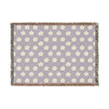 Floral Woven Blanket — Soft Lavender 💜 Throw