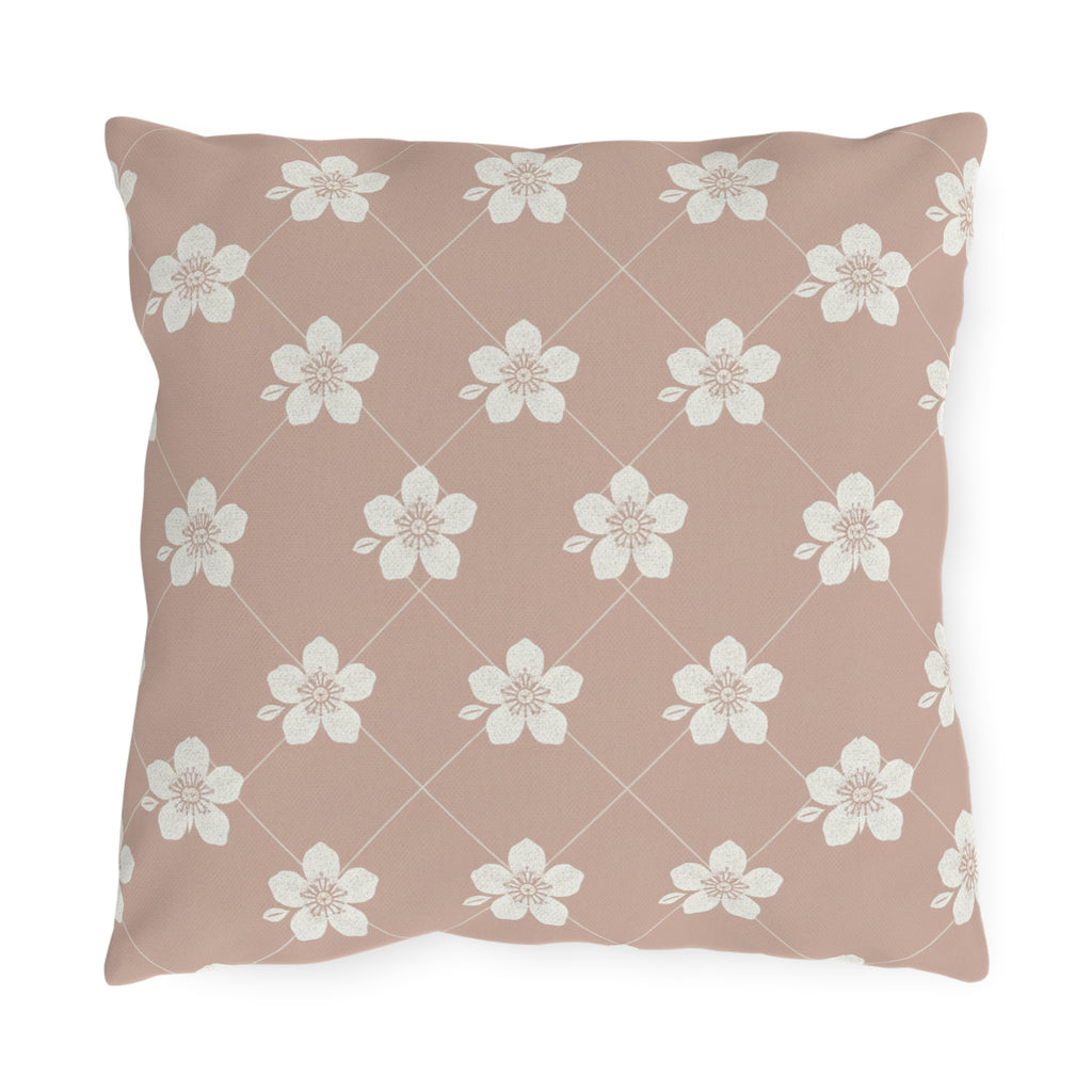 Dusty Blush Pink 🌸 Outdoor Pillow