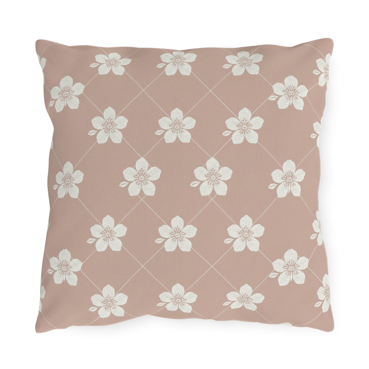 Dusty Blush Pink 🌸 Outdoor Pillow