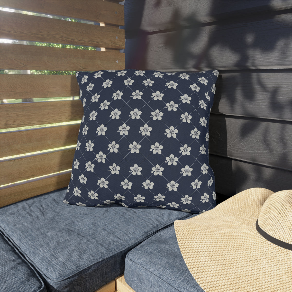 Navy Blue 🌊 Throw Pillow