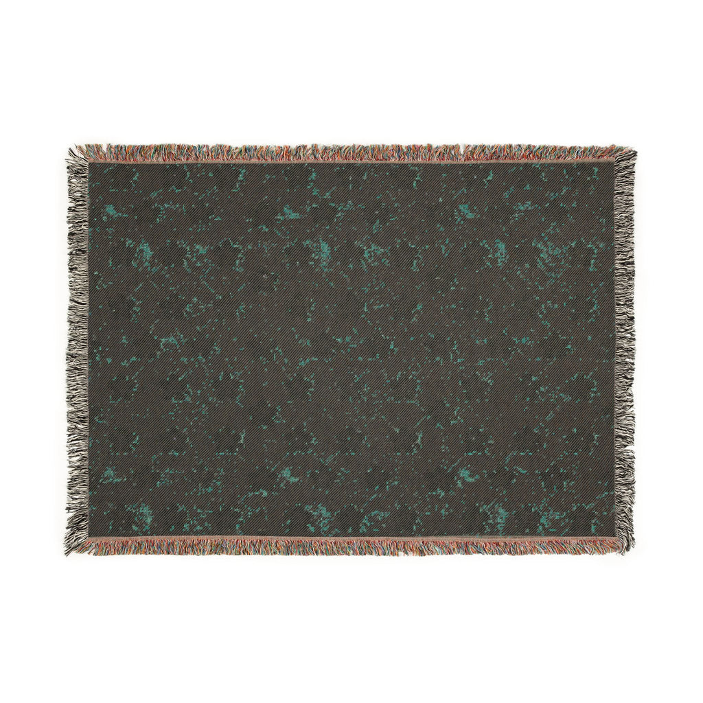 Floral Woven Blanket — Dusty Blush Pink 🌸 Throw