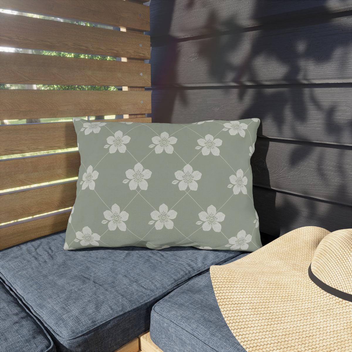Sage Green 🌿 Outdoor Pillow