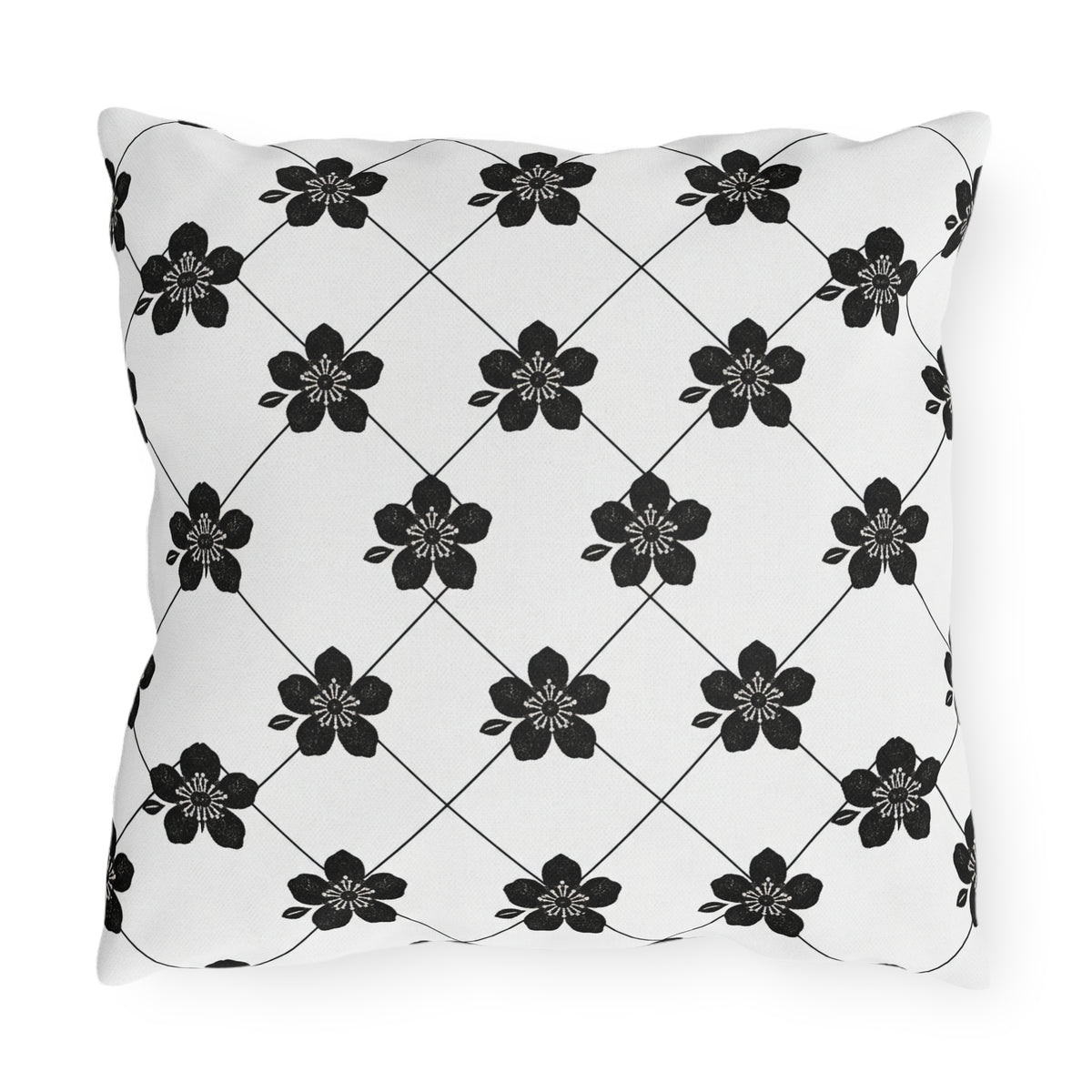 Black & White (Light) 🤍 Outdoor Pillow