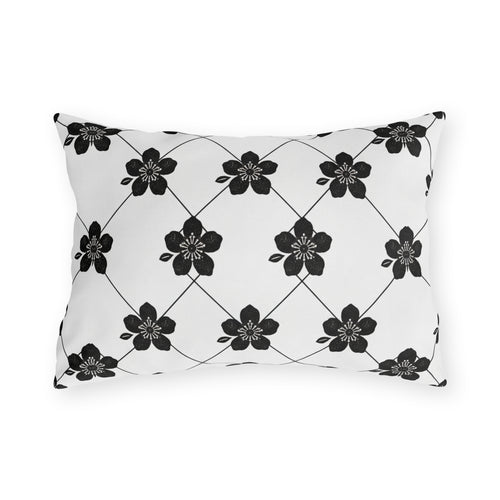 Black & White (Light) 🤍 Outdoor Pillow