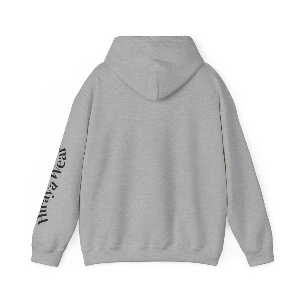 Hiraya Wear Floral Logo Hoodie — Minimalist Sampaguita Sweatshirt