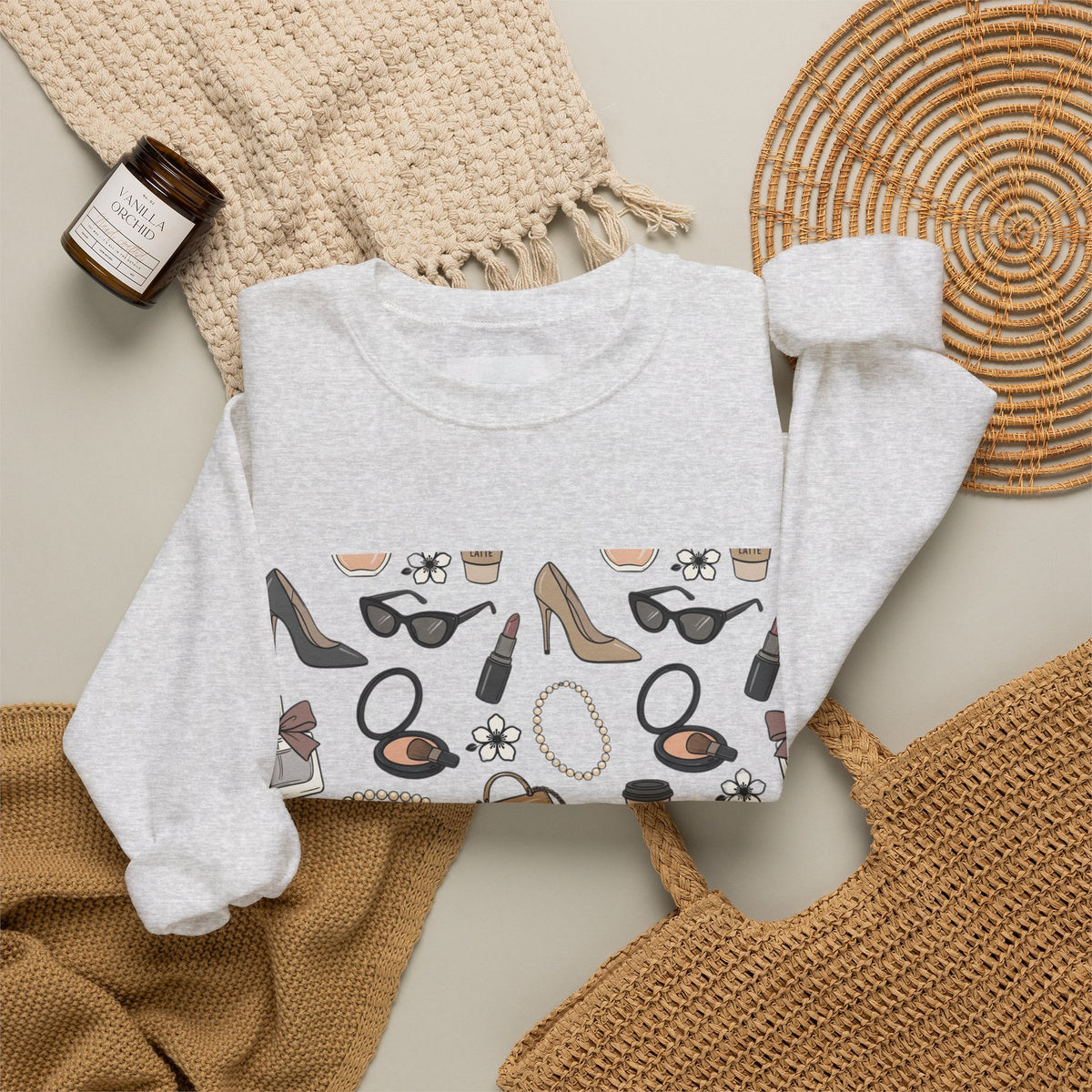 Fashion Icons Sweatshirt | Parisian Chic