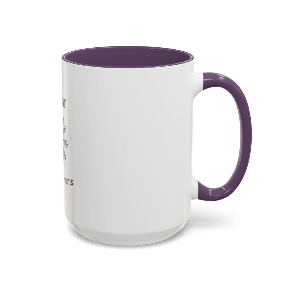 Hiraya Wear “Fruit of Dreams” Accent Coffee Mug — Black Handle & Rim