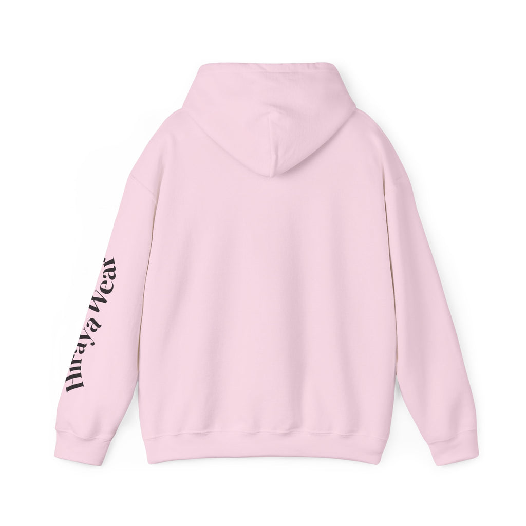 Hiraya Wear Floral Logo Hoodie — Minimalist Sampaguita Sweatshirt