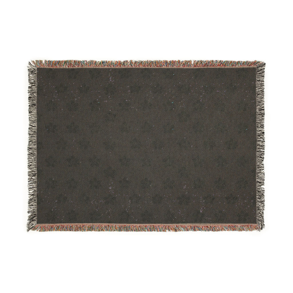 Floral Woven Blanket — Warm Beige 🟤 Throw