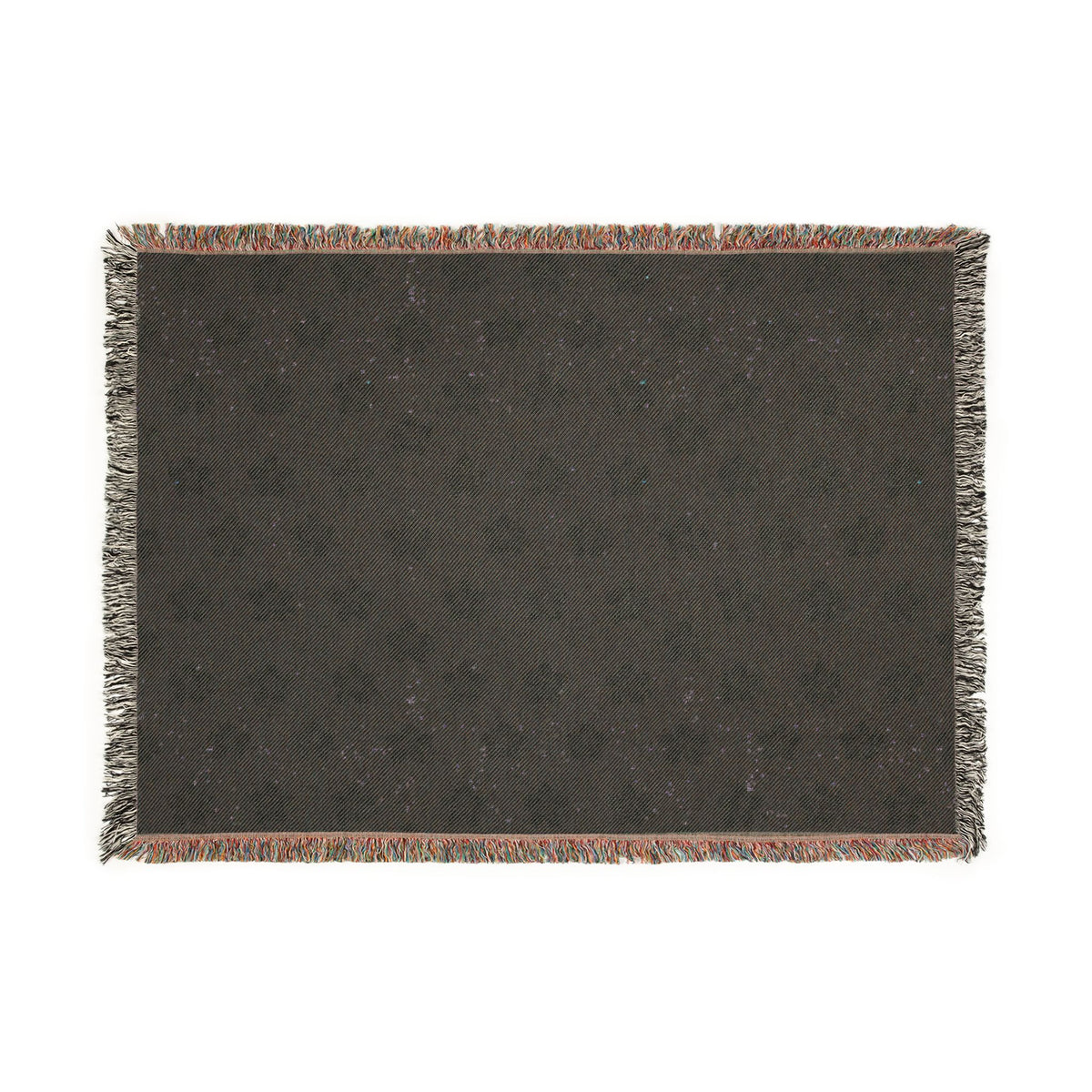 Floral Woven Blanket — Warm Beige 🟤 Throw