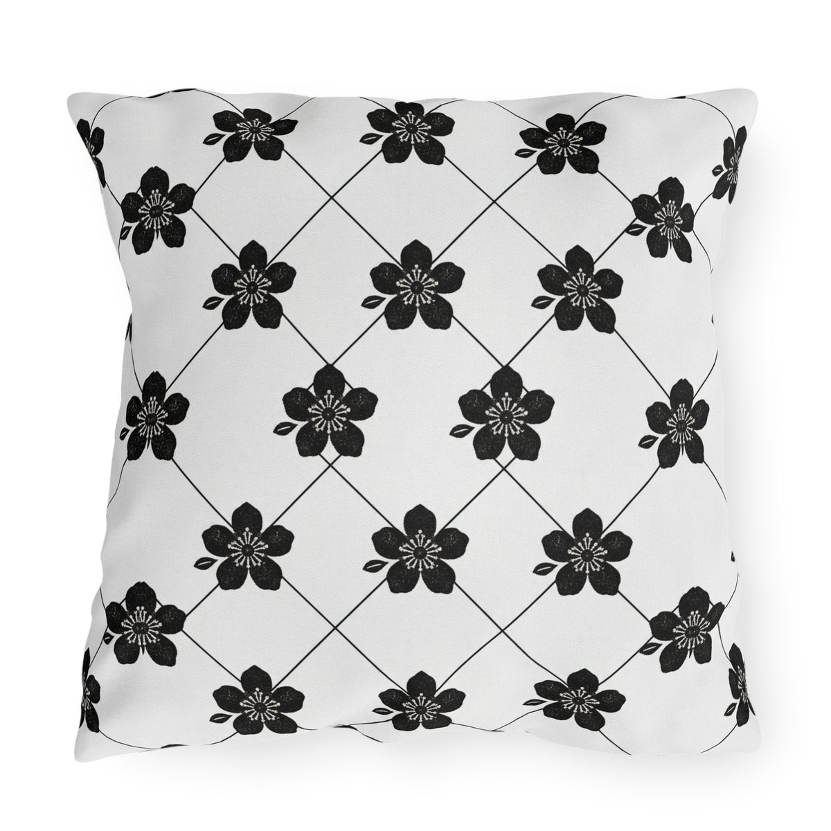 Black & White (Light) 🤍 Outdoor Pillow