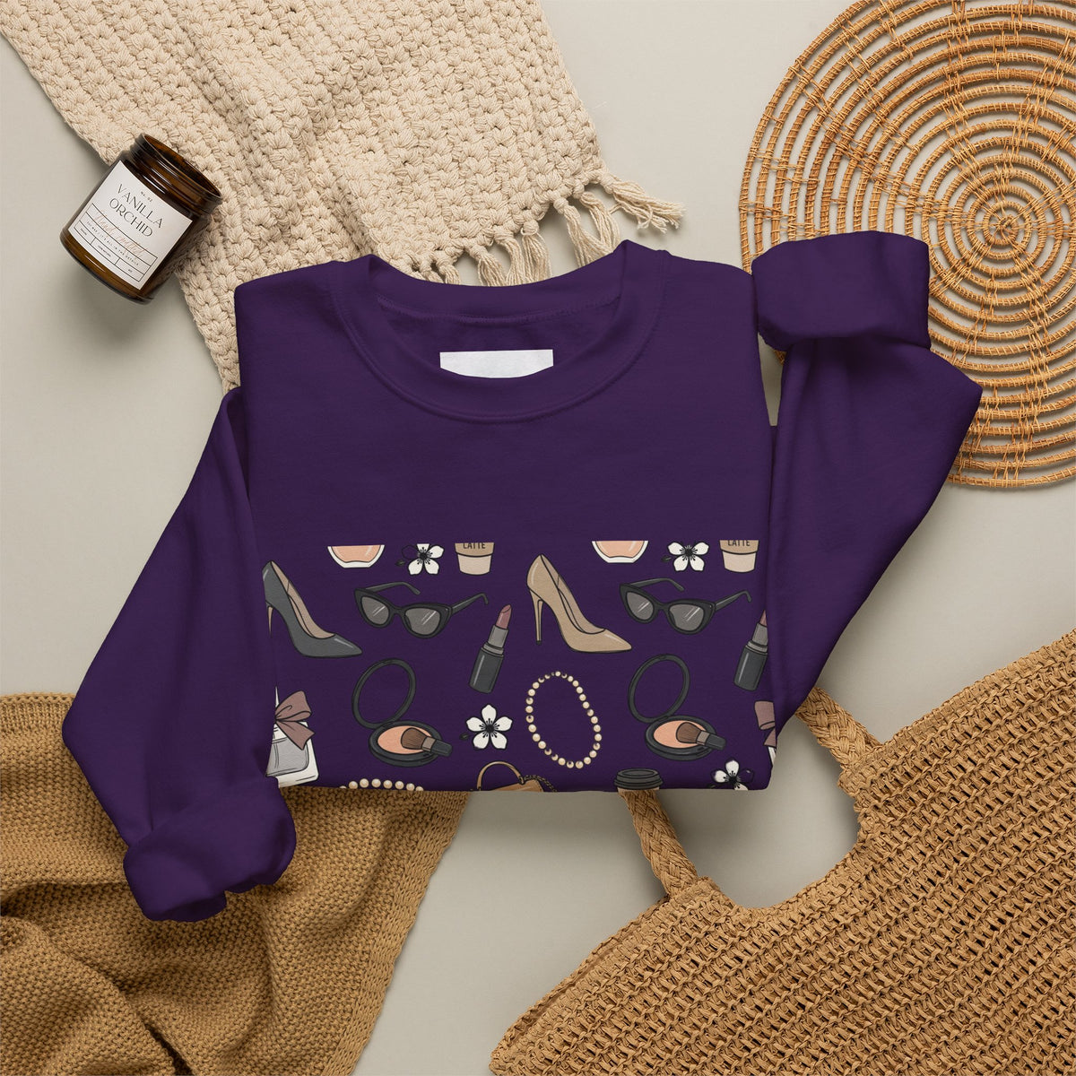 Fashion Icons Sweatshirt | Parisian Chic