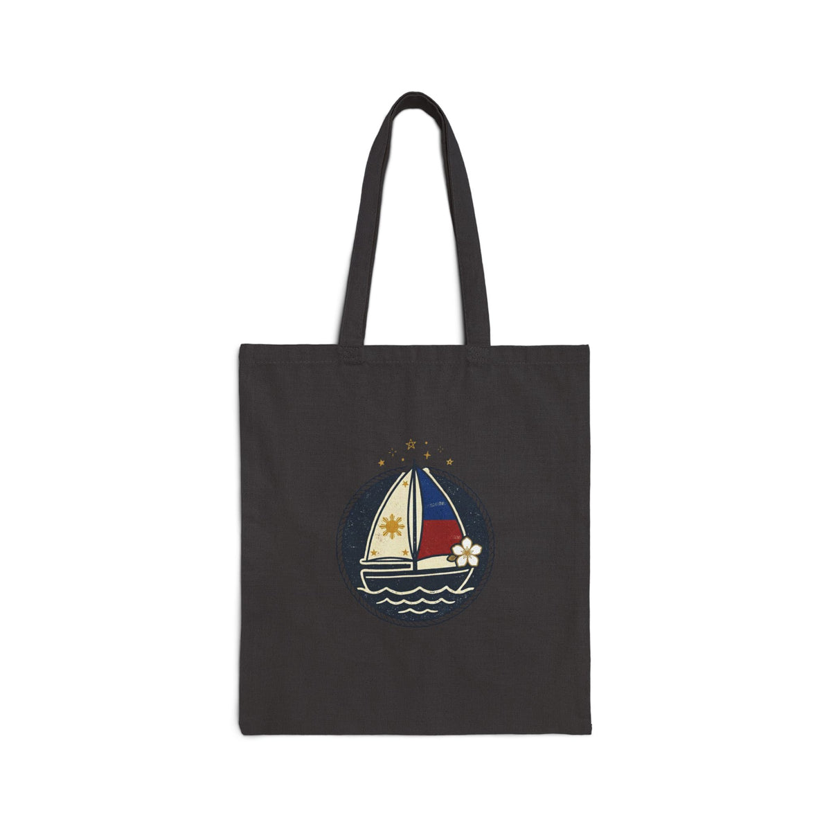 Nostalgic Philippines Sailboat Tote | Vintage Flag Colors