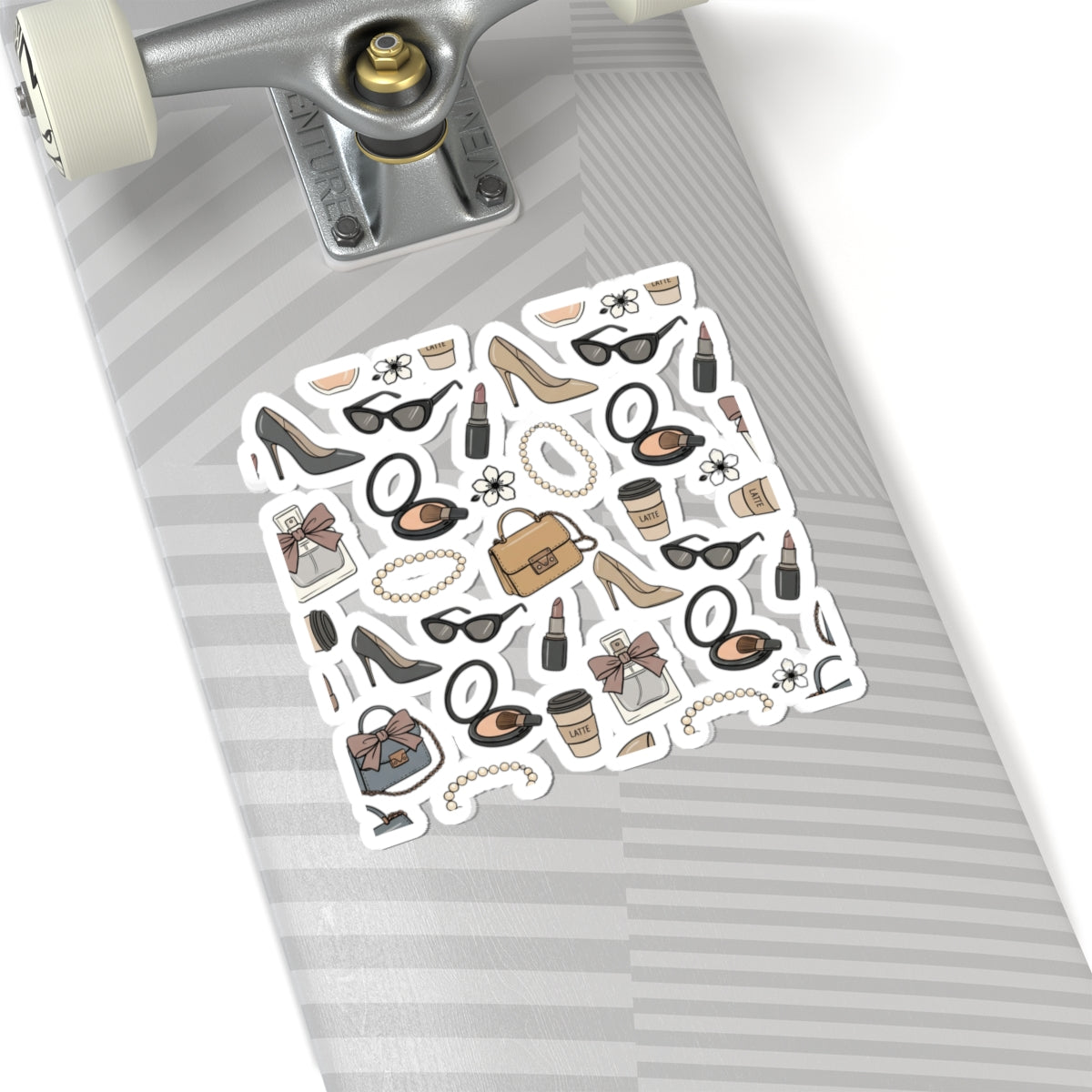 Fashion Accessories Pattern Kiss-Cut Stickers | Fashion World